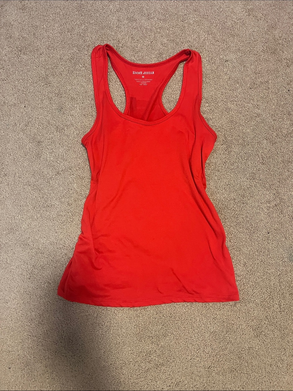Emme Jordan Classic Red Tank-Top